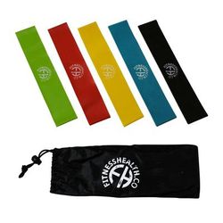 TEMU Multicolored Resistance Bands Set For Leg And Glute Exercises With , Workout Bands For Indoor And , Strength Training And Rehab