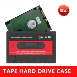 New 2.5" External Hard Drive Enclosure, USB 3.0 SATA 5Gbps HDD & SSD Tape Enclosure UASP for PC Notebook