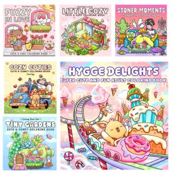 Cozy Cuties Coloring Book for Adults And Teens Adorable Creepy Creatures Gift for Teens