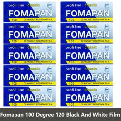 1-10Rolls Fomapan Classic 100 120mm Black & White Negative Film ISO 100 Suitable Retro Film For Kodak Fujifilm 120 Film Camera