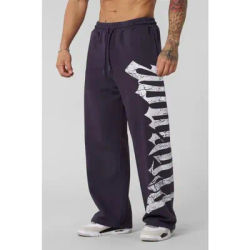 2025 New Men's Sports Summer Pants Muscle Sports Fitness Jogging Pants Quick Drying Printed Mid-waist Casual Gym Pants