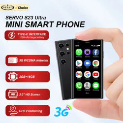 SERVO S23 Mini Smartphone Android System 3G WCDMA 2GB+16GB GPS Navigation 3.0" Display Small Pocket Smart Phone Dual SIM Standby