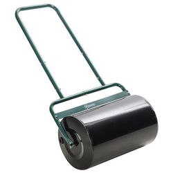 TEMU Combination Push/tow Lawn Roller Filled With 38l Sand (62kg) Or Water, The Garden, Backyard 32 X 50cm Roller