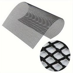 TEMU 5pcs Bbq Grill Mesh Mat Reusable Sheet Resistant Cooking Baking Barbecue