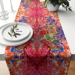 TEMU Wax Dye Table - 1pc, Rectangle Tablecloth, & Decor, For Parties, Banquets, Dinners & Decoration