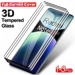 3Pcs 3D Curved Screen Protector For Xiaomi Redmi Note 14 13 Pro Plus 5G Tempered Glass For Redmi Note 12 11 10 Pro Plus Glass
