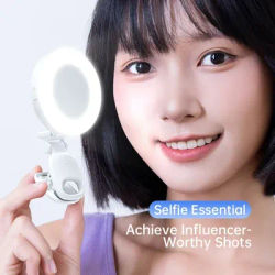 New Mobile Phone Beauty Selfie Pocket Fill Light Artifact Portable Live Broadcast Universal Rechargeable Three-color Soft Light