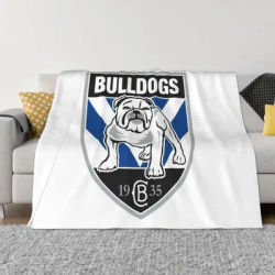 Canterbury Bankstown Bulldogs Throw Blanket Weighted Blanket Bed covers