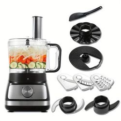 TEMU And With Chopping Slicing Shredding Kneading Stirring, 800w Multifunctional , 3 With , 2l
