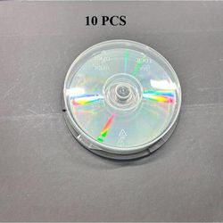 TEMU 10/50pcs Blank Discs - 700mb High Capacity, Printable & Erasable Recordable Media For Data Storage, Music, Software - Bulk For Home Office & Professional Use