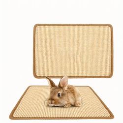 TEMU Rabbit Scratching Mat, Pet Cage Bedding With 1pc, Small Animal Pad Suitable For Cages And Rabbits, Ideal As Birthday Gift, Christmas Present, Best For Christmas