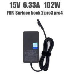 15V 6.33A 102W Charger For Microsoft Surface Laptop Surface Book 2 Surface Go Surface Pro 6 7 Pro 5 Pro 4 Pro 3 with 5V 1.5A