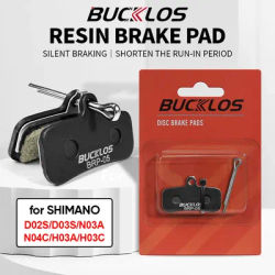 BUCKLOS Resin Bike Brake Pads for SHIMANO N03A H03A D03S Mountain Road Bike Hydraulic Disc Pad Wear-resistant MTB Disk Brake Pad