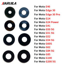 Camera Lens Rear Back Camera glass Lens With Glue Adhesive For Moto G85 G100 G200 G62 G60S G54 5G