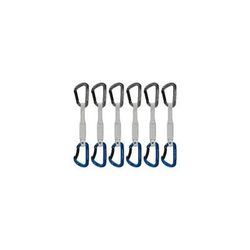 Mammut Workhorse Keylock 17 cm 6-Pack Quickdraws Straight Gate/Bent Gate Key Lock Grey-Blue 17 cm 2040-02581-33275-75
