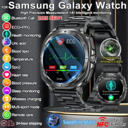 2025New chaud pour Samsung Galaxy montre 7 niveau d'allaitement SmartWatch hommes acide urique graisse sanguine analyse du corps ECG + PPG santé Smartwatch