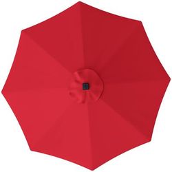 TEMU 3 M Replacement Parasol Canopy With , Upf 50+ Garden Parasol Replacement Canopy, 8 Rib Parasol Cover Replacement Fits Frames