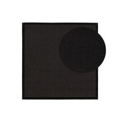 Tappeto sisal nero 150x150