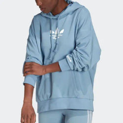 Adidas Official Genuine Seasonal New Women's Loose Knit Hooded Sweatshirt H09306