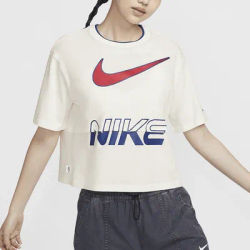 Nike Official Authentic Sportswear Women's Loose Casual Short Sleeve Top HF6291-133