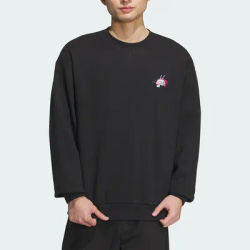Adidas Official Genuine New Men's Round Neck Casual Sport Knit Sweatshirt JE6107