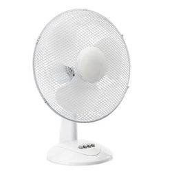 "TEMU 12" Desk Table Top Oscillating Fan, Home, Office Cooling, 3 , Free Standing Portable Electric Fan, Wide-angled Cooler, Light Weight, Bed Side Table Fan, White"