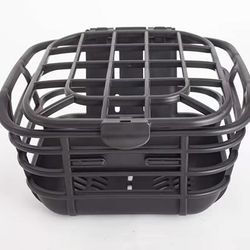 TEMU Large Capacity Rear Basket - Durable Pe Handlebar-mounted Storage For Adults, Ideal For Commuting And , Bicycle Storage Solution | Secure Handlebar Mount | Durable Pe Material, Bike Basket