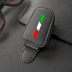 TEMU 1pc Leather Glasses Clip For Car Sun Visor - Universal Fit, Secure Organizer For Drivers, Ideal For Drivers, Car Sun Visor Accessory | Stylish Accessory | Durable Clip, Glasses Holder