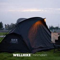 1Pc Outdoor Morning Dew Tent Portable Rainproof Sunscreen Thickened Three Season Bill Double Field Park Camping Equipment