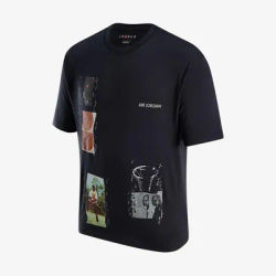 Nike Official Genuine JORDAN Men's Basketball Sports Print Casual Short Sleeve FN5987-045