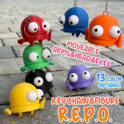 1 pz carino ornamenti stampati in 3D personaggi divertenti portachiavi robot mobile REPO ciondolo