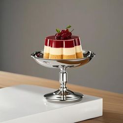 TEMU 1 Elegant Stainless Steel Ice Cream Cup, Dessert Bowl, Dessert Cup, Suitable For Pudding, Mousse, Fruit Salad, Home, Restaurant, Hotel Gatherings, Kitchen Utensils, Dishwasher , Silvery
