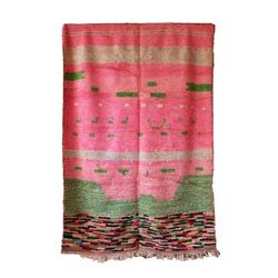 Tappeto berbero marocchino in pura lana 196 x 292 cm