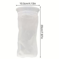 TEMU 5pcs Polyester Ibc Tote Tank Lid Venting Filter Covers - Washable Mesh Filters With Elastic Band, Fit For Home & Garden Water Irrigation Systems, Barrel Storage Cover | Flexible Cover | Cover