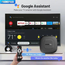 Android13 Smart Home Theater TV Box AllwinnerH313 Google Assistant Netflix Streaming Bluetooth Media Player 2G16G 2.4G5G Wifi T1