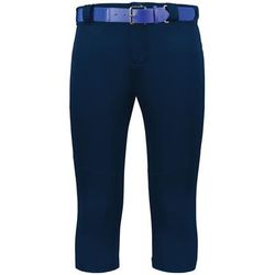 Russell Athletic RS5DBX Women's On Deck Softball Knicker in Navy Blue size Large | Polyester