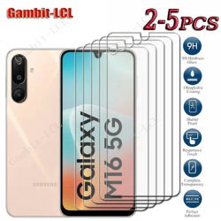 2-5PCS 9H HD Original Tempered Glass For Samsung Galaxy A16 6.7" GalaxyA16 M16 F16 Screen Protective