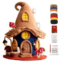 TEMU 1pc Amigurumi Crochet Pattern With Manual Instructions - Whimsical Woodland , Craft For Beginners, Diy Craft Kit, Crafting Kit|whimsical Design|detailed Instructions, Crochet Crafts