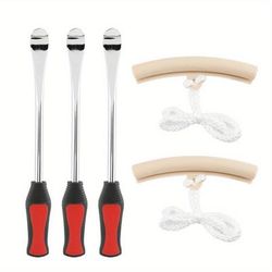 TEMU 11. 5inch Motorcycle Tire Wheel Changing Spoons Lever Iron Rim Protector Tool Kit