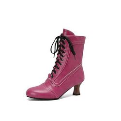 Rococò Vittoriano Rinascimento Scarpe A stivale Costume Per donna Reale Mascherata Abbigliamento Quotidiano Adulti Scarpe