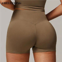 Yoga Shorts High Waist Shorts Workout Cycling Shorts Women Fitness Yoga Lift Butt Fitness Women Yoga Gym Running Short Pants