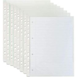 TEMU 50 A4 Plastic Value Punch Pockets 10-15 Sheets 30 For Folders Filing Wallets Sleeves