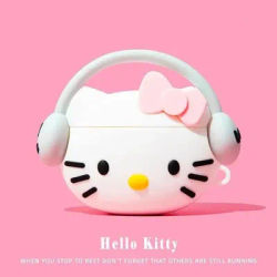 Kawaii 3D dessin animé Sanrio Hello Kitty Airpods 1 2 3 Pro sans fil écouteur housse de protection