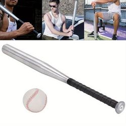 TEMU 28'' Heavy Metal Baseball & Softball Bat - Aluminum Alloy, Non-electric, Fit For Training & Fitness