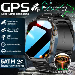 Offres spéciales pour Xiaomi intégré GPS sport Smartwatch hommes 2.01 pouces HD écran boussole 5ATM Bluetooth appel Fitness montres 2025 nouveau