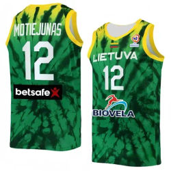 24/25 Lithuania Basketball Jersey 3D Printed Basketball Jersey Vest Adult/children Basketball Training Uniform Lithuania Jersey