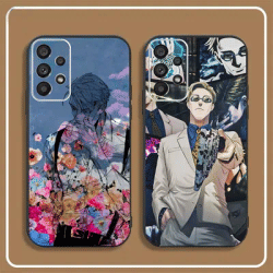 Kento T-Nanami J-Jujutsu K-Kaisen Phone Case For Samsung S24, S25 22,30,Note20,Ultra,Lite,Ultra5G,Plus,FE Black Cover