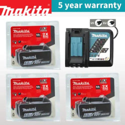 Batterie au lithium d'origine Makita 18 V 6,0 Ah – Alimentation à haute efficacité pour BL1860B