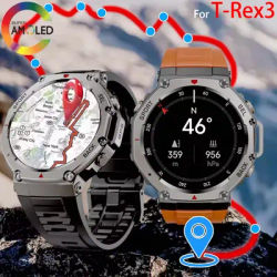 Newin T-Rex3 GPS Smart Watch Military Smartwatch Men 10ATM Waterproof 170 Sport Modes Built-in GPS BT Call For Xiaomi SmartWatch