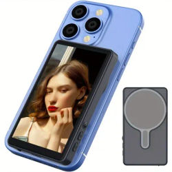Écran de moniteur magnétique avec retardateur Vlog pour téléphone portable, utilisant un moniteur de